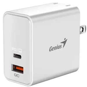 Cargador de pared de 65W Genius PD-65AC Dual