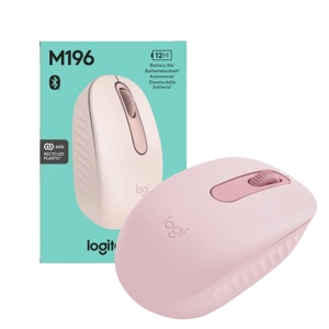 Mouse Bluetooth Logitech M196 - Rosado