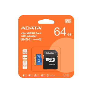 Memoria MicroSD de 64GB ADATA Clase 10
