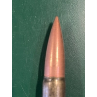 British army INERT 50 Caliber bullet, copper head