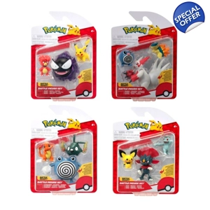 Pokemon Battle Figures - 3pack - Random selection