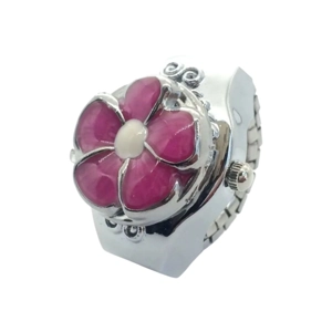 Flower finger ring watches