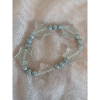 Big glittery star beaded bracelet Big glittery star beaded bracelet