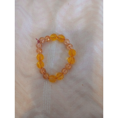 Orange glass beaded bracelet Orange glass beaded bracelet
