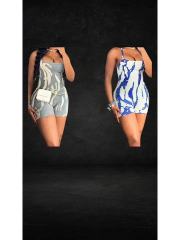 Sleeveless Cami Short Jumpsuit