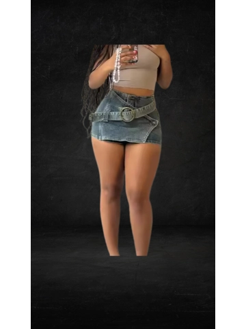 Denim Retro Skort