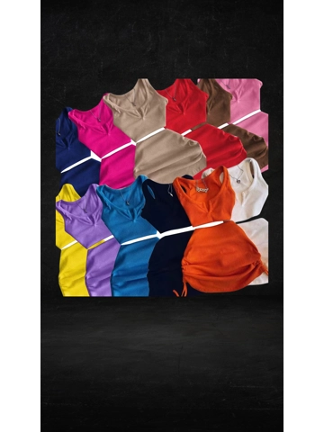 Cropped Mini Skirt Set