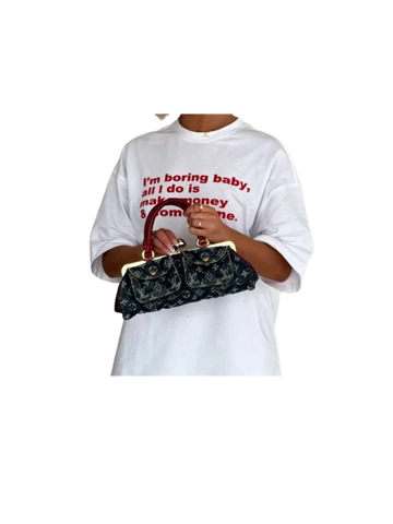 Streetwear Letter Graphic Tshirt