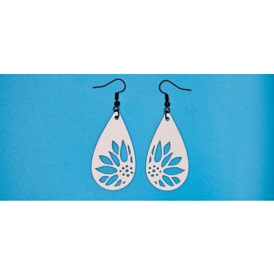 Elegant White Earings