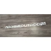 Windscreen banner decal