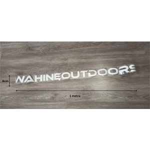 Windscreen banner decal