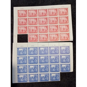 Leipzig autumn fair 1947 19 MNH sets