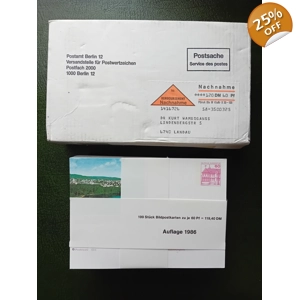 199 picture postcards, each worth 60 Pfennig 1986 Edition