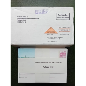 221 picture postcards, each worth 60 Pfennig 1985 Edition