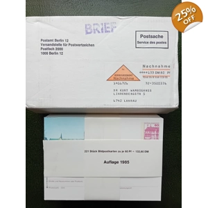 221 picture postcards, each worth 60 Pfennig 1985 Edition
