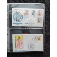 W Germany 1972-73-74 covers CTO mainly