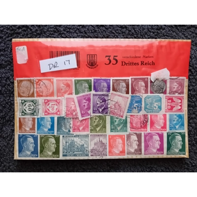 Germany Deutsch's Reich 35 used stamp pack
