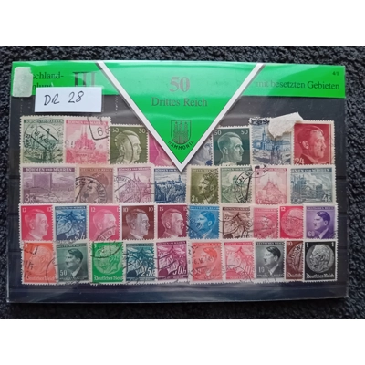 Germany Deutsch's Reich 50 used stamp pack
