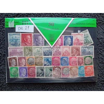 Germany Deutsch's Reich 50 used stamp pack