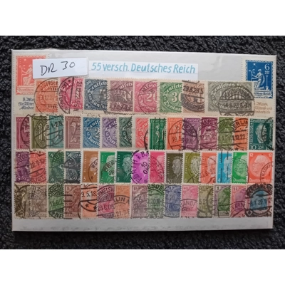 Germany VARIOUS  Deutsch's Reich 55 used stamp pack