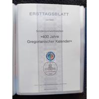 Ersttagsblatt 1981 - 1983 CTO in album