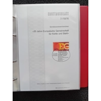 Ersttagsblatt 1974 - 1977 CTO in album