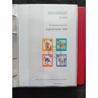 Ersttagsblatt 1974 - 1977 CTO in album