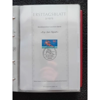 Ersttagsblatt 1978 - 1980 CTO in album