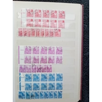 East Germany DDR 1959 5 year plan MNH & used stamps in 10page/20 side album