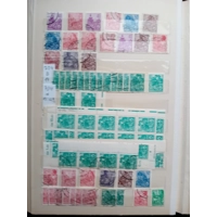East Germany DDR 1959 5 year plan MNH & used stamps in 10page/20 side album