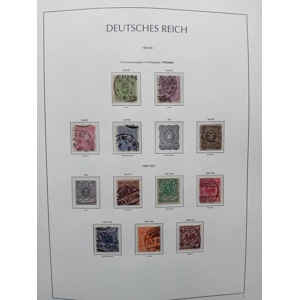 Germany 1880 11 used stamps on page Germany 1880 11 used stamps on page