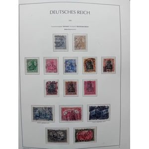 Germany 1902 15 used stamps on page