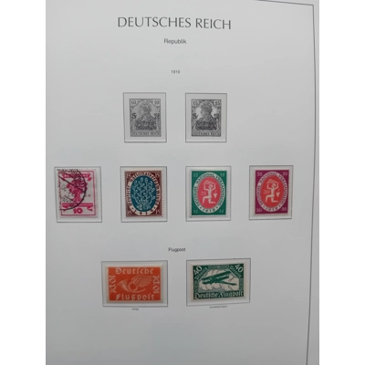 Germany Deutsch's Reich 1919 6 stamps on page