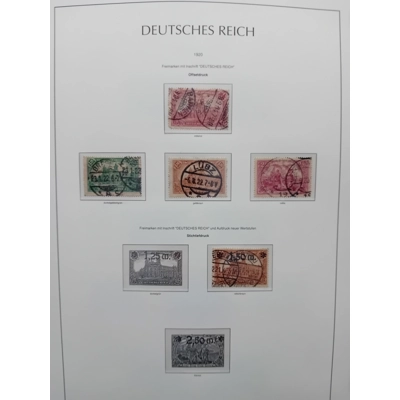 Germany 1920 5 stamps on page
