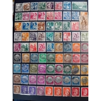 Deutsch's Reich stamps MNH & USED in 16 page/32 side album- super selection !