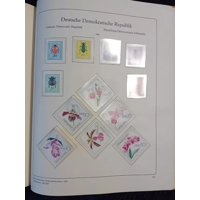 E Germany DDR 1961-1970 MNH stamps in album appears 50% complete