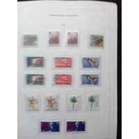 W-Germany 1985-1994 MNH & used stamps in album appears. 100% complete