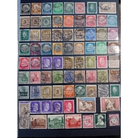Deutsch's Reich stamps MNH & USED in 16 page/32 side album- super selection !