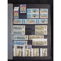 E Germany DDR 1978-86 MNH stamps in 30 page/60 side album with some duplication