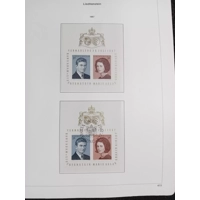 Liechtenstein 1965-1987 MNH & CTO Stamp sets in album appears. 99% complete