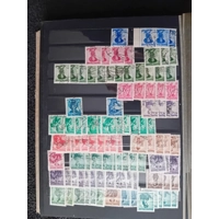 Austria used early stamps in 13 page - 26 side album