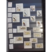 W Germany berlin 30 page/ 60 side stockbook with MNH & used side by side stamps