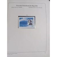 E Germany DDR 1984-1988 MNH Stamps in album appears. 100% complete