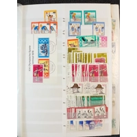 W Germany 1976-1991 used stamps in 32 page/64 side album with duplication
