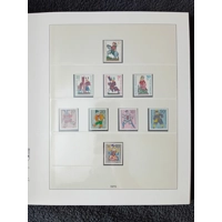 W Germany 1970-1979 MNH stamps in album approx. 85% complete