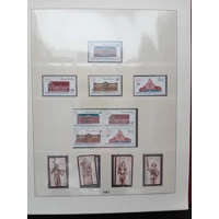 Germany DDR 1987-1990 MNH stamps in album appears 100% complete