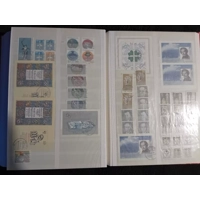 E Germany DDR used stamps 1973-1984 in 32 page/64 side stock book