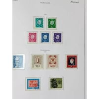 W Germany used stamps 1949-1979 70% complete in a KABE album