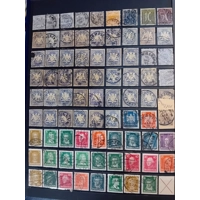 Deutsch's Reich stamps MNH & USED in 16 page/32 side album- super selection !