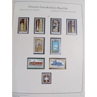 E Germany DDR 1984-1988 MNH Stamps in album appears. 100% complete